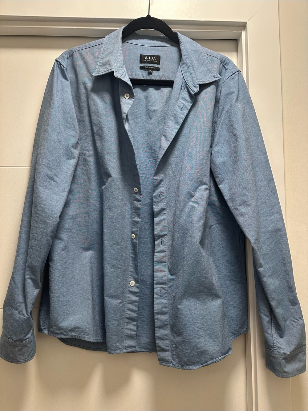 A.P.C. Blue Button-down Shirt